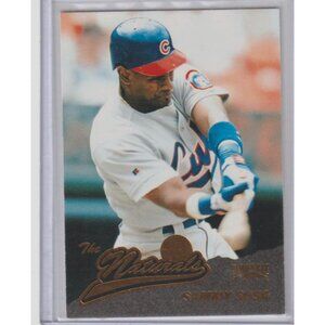 Sammy Sosa 1996 Pinnacle The Naturals #140